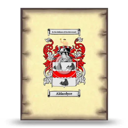 Aldardyce Coat of Arms Print