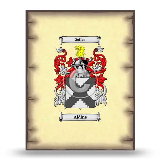 Aldine Coat of Arms Print
