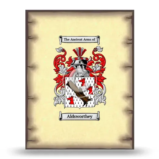 Aldsworthey Coat of Arms Print
