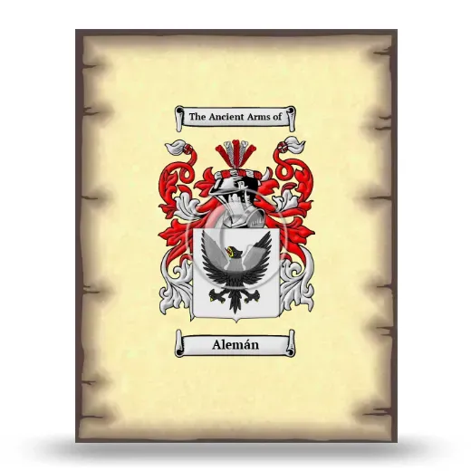 Alemán Coat of Arms Print