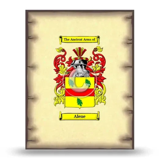 Alene Coat of Arms Print