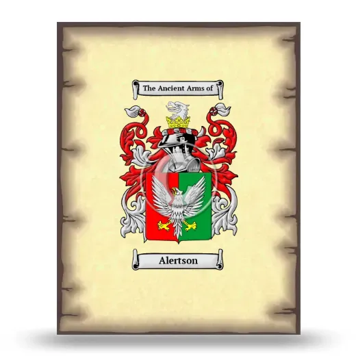 Alertson Coat of Arms Print