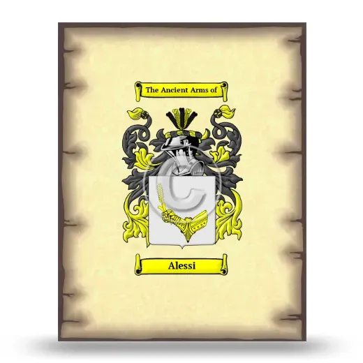 Alessi Coat of Arms Print
