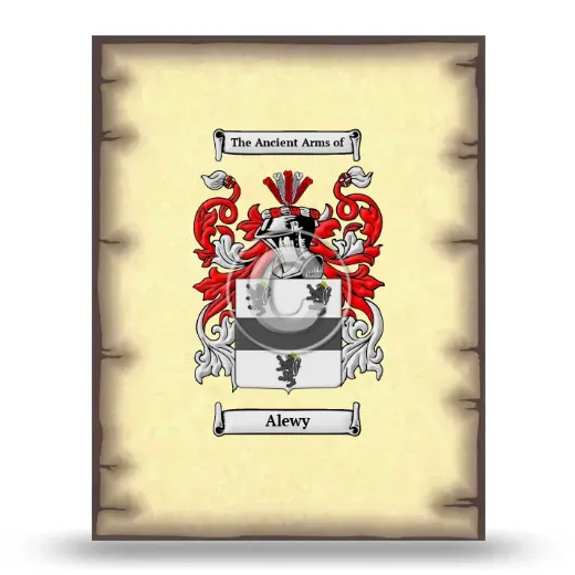 Alewy Coat of Arms Print