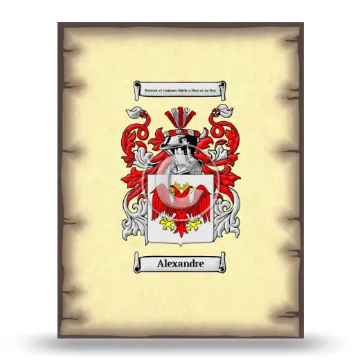 Alexandre Coat of Arms Print