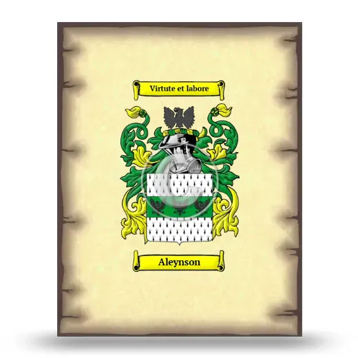 Aleynson Coat of Arms Print