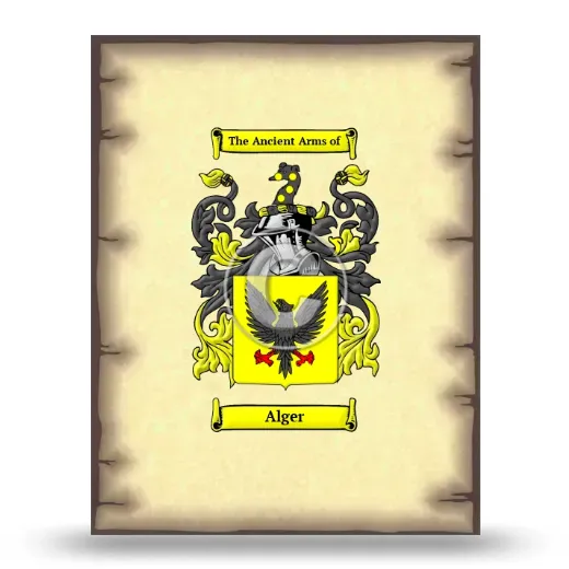 Alger Coat of Arms Print