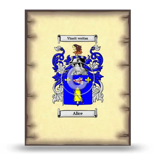 Alice Coat of Arms Print
