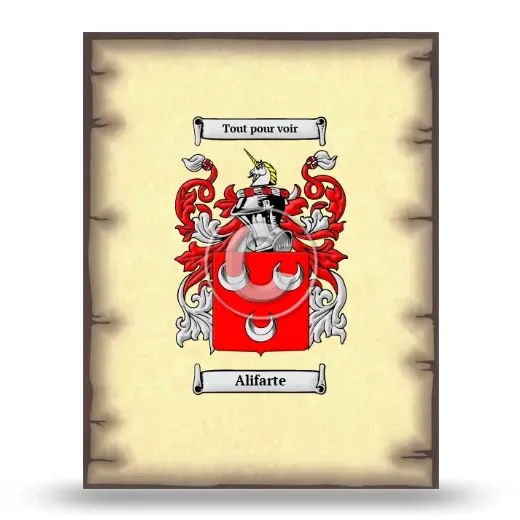 Alifarte Coat of Arms Print