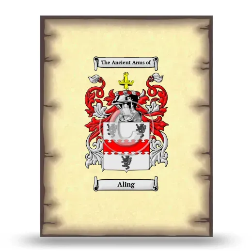 Aling Coat of Arms Print