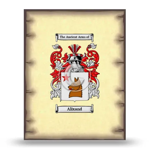 Alixand Coat of Arms Print
