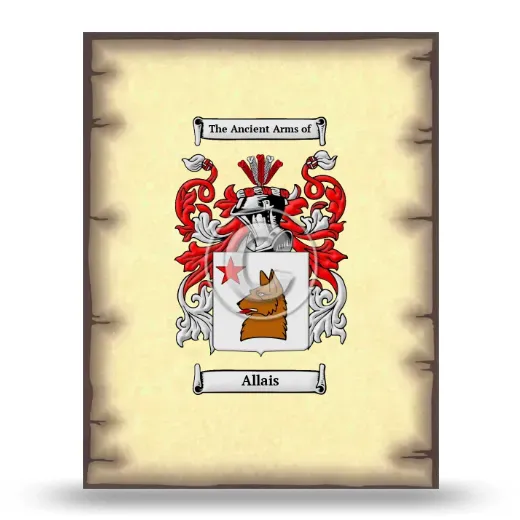 Allais Coat of Arms Print