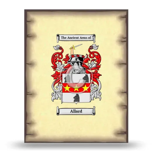 Allard Coat of Arms Print