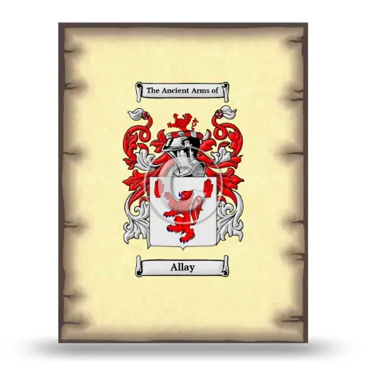 Allay Coat of Arms Print