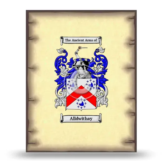 Alldwithay Coat of Arms Print
