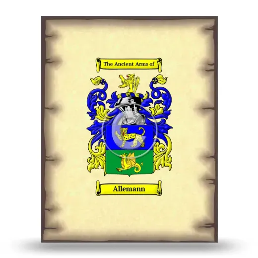 Allemann Coat of Arms Print