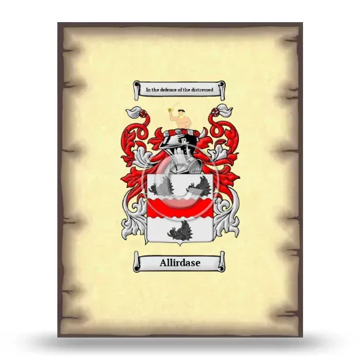 Allirdase Coat of Arms Print