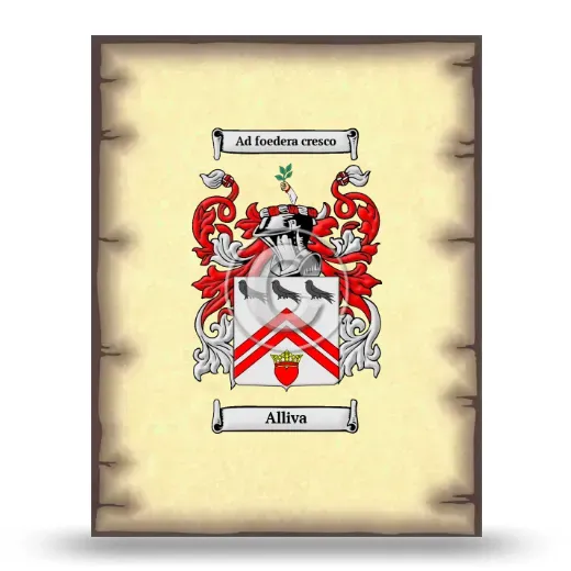Alliva Coat of Arms Print