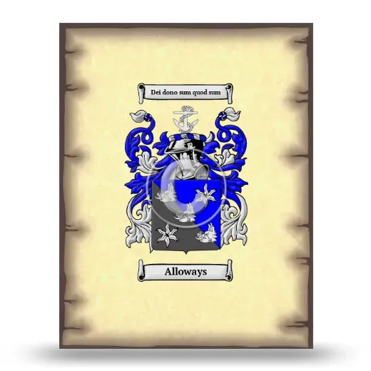 Alloways Coat of Arms Print