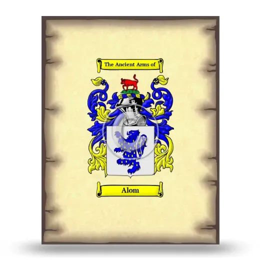 Alom Coat of Arms Print