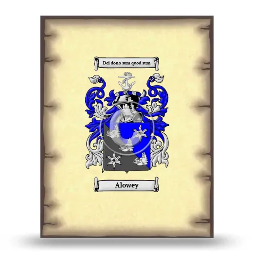 Alowey Coat of Arms Print