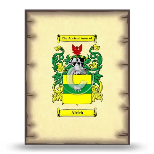 Alrich Coat of Arms Print