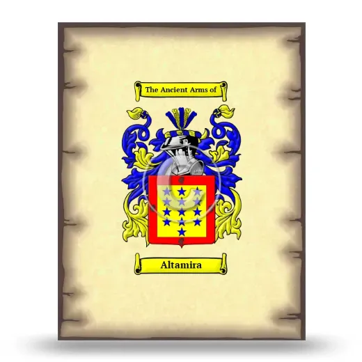 Altamira Coat of Arms Print