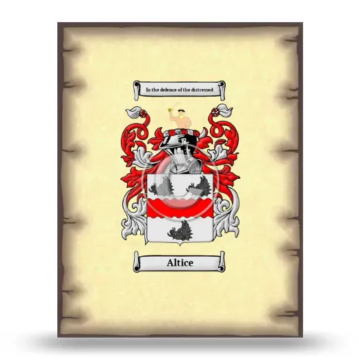 Altice Coat of Arms Print