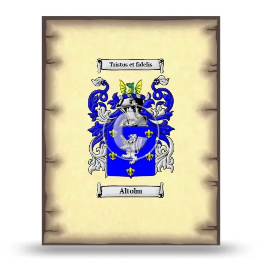 Altolm Coat of Arms Print