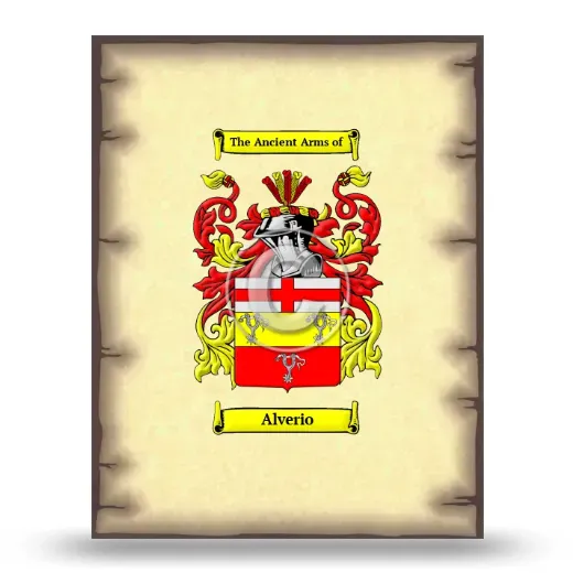 Alverio Coat of Arms Print