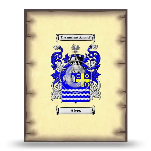 Alves Coat of Arms Print