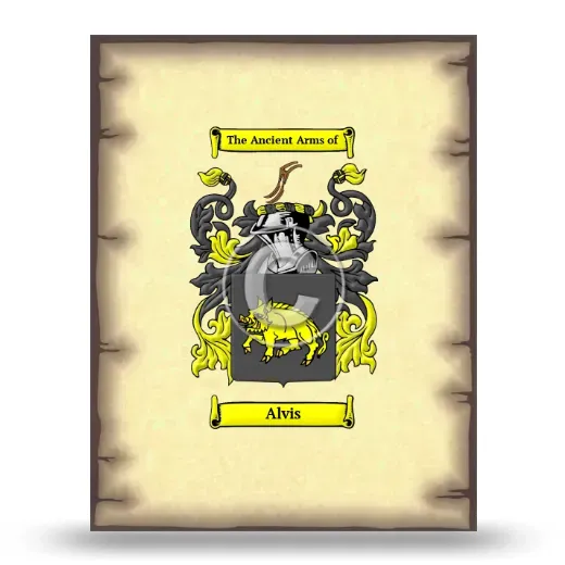 Alvis Coat of Arms Print
