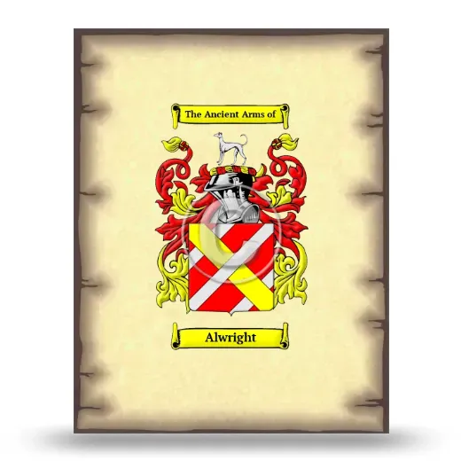 Alwright Coat of Arms Print