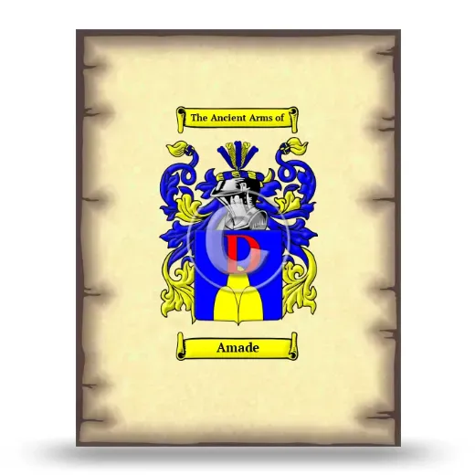 Amade Coat of Arms Print