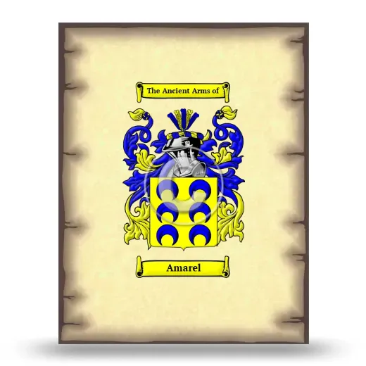 Amarel Coat of Arms Print