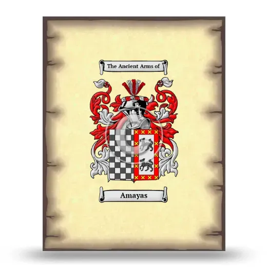 Amayas Coat of Arms Print