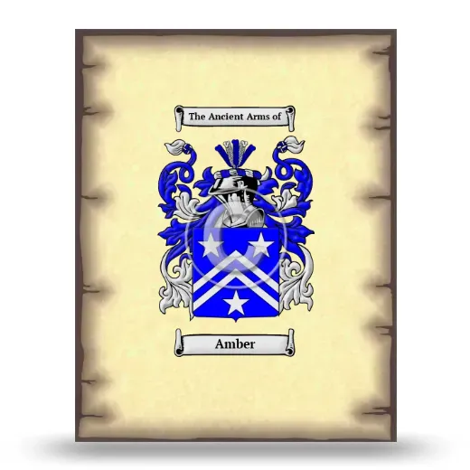 Amber Coat of Arms Print