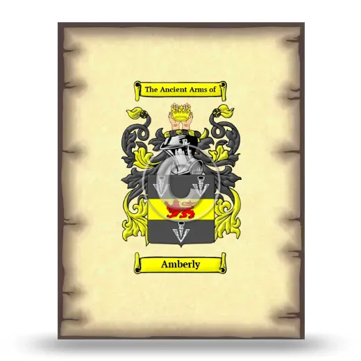 Amberly Coat of Arms Print