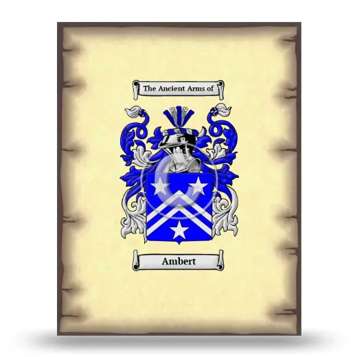Ambert Coat of Arms Print