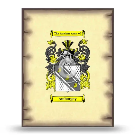 Amburgay Coat of Arms Print