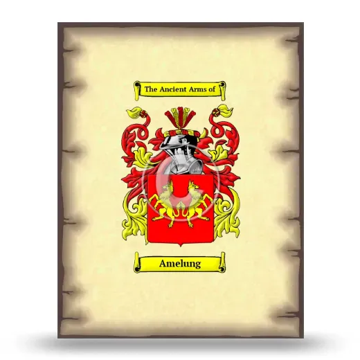 Amelung Coat of Arms Print