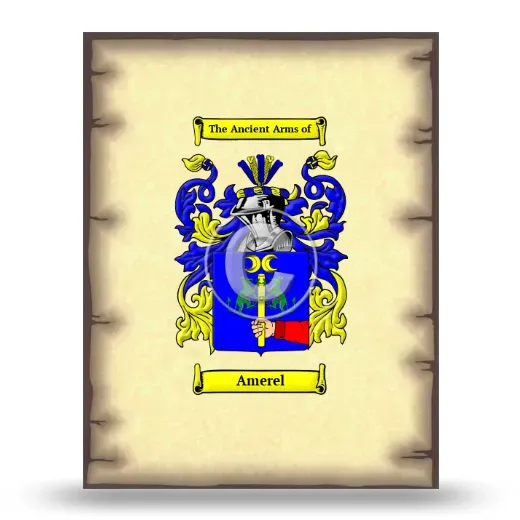 Amerel Coat of Arms Print