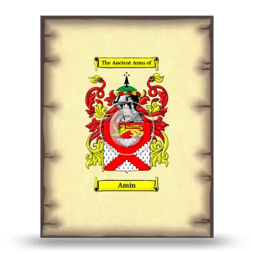 Amin Coat of Arms Print