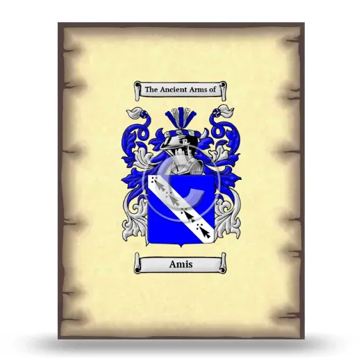 Amis Coat of Arms Print