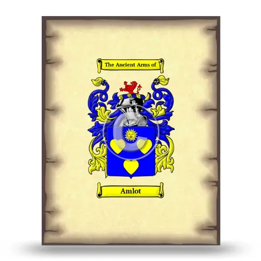 Amlot Coat of Arms Print