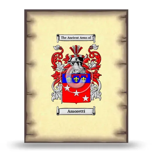 Amoretti Coat of Arms Print