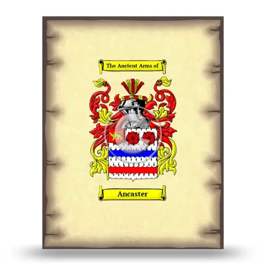 Ancaster Coat of Arms Print