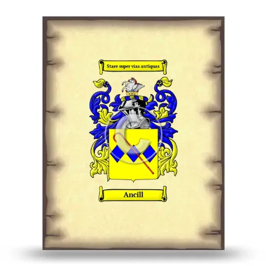Ancill Coat of Arms Print