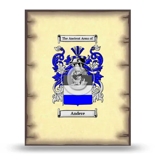 Andere Coat of Arms Print