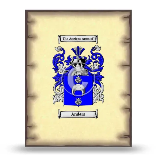 Anders Coat of Arms Print